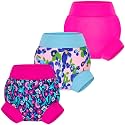 BIG ELEPHANT Baby Swim Diapers 3-Pack, Reusable Swimming Diapers