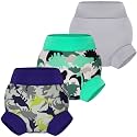 BIG ELEPHANT Baby Swim Diapers 3-Pack, Reusable Swimming Diapers