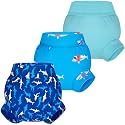 BIG ELEPHANT Baby Swim Diapers 3-Pack, Reusable Swimming Diapers