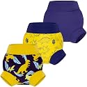 BIG ELEPHANT Baby Swim Diapers 3-Pack, Reusable Swimming Diapers