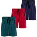 BIG ELEPHANT Boys Cotton Athletic Shorts with Zipper Pockets &amp; Drawstring