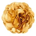 Big Flower Dainty Satin Fabric Rose Flower Brooches Large Rose Flowers Satin Lapel Brooches for Women Wedding Dinner Party Decoration 7.48 Inches