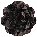 Big Flower Dainty Satin Fabric Rose Flower Brooches Large Rose Flowers Satin Lapel Brooches for Women Wedding Dinner Party Decoration 7.48 Inches