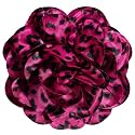 Big Flower Dainty Satin Fabric Rose Flower Brooches Large Rose Flowers Satin Lapel Brooches for Women Wedding Dinner Party Decoration 7.48 Inches