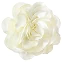Big Flower Dainty Satin Fabric Rose Flower Brooches Large Rose Flowers Satin Lapel Brooches for Women Wedding Dinner Party Decoration 7.48 Inches