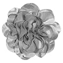 Big Flower Dainty Satin Fabric Rose Flower Brooches Large Rose Flowers Satin Lapel Brooches for Women Wedding Dinner Party Decoration 7.48 Inches