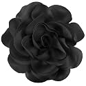Big Flower Dainty Satin Fabric Rose Flower Brooches Large Rose Flowers Satin Lapel Brooches for Women Wedding Dinner Party Decoration 7.48 Inches