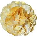 Big Flower Dainty Satin Fabric Rose Flower Brooches Large Rose Flowers Satin Lapel Brooches for Women Wedding Dinner Party Decoration 7.48 Inches
