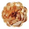 Big Flower Dainty Satin Fabric Rose Flower Brooches Large Rose Flowers Satin Lapel Brooches for Women Wedding Dinner Party Decoration 7.48 Inches