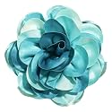 Big Flower Dainty Satin Fabric Rose Flower Brooches Large Rose Flowers Satin Lapel Brooches for Women Wedding Dinner Party Decoration 7.48 Inches