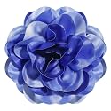Big Flower Dainty Satin Fabric Rose Flower Brooches Large Rose Flowers Satin Lapel Brooches for Women Wedding Dinner Party Decoration 7.48 Inches
