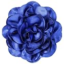 Big Flower Dainty Satin Fabric Rose Flower Brooches Large Rose Flowers Satin Lapel Brooches for Women Wedding Dinner Party Decoration 7.48 Inches