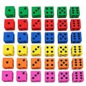 Big Foam Dice Set - 36-Pack, Jumbo, and Colorful Dice for Kids - Ideal for Boosting Math Skills, Great Gifts, and Party Fun