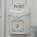 BIG FORTUNE Wall Mount Mailbox for House Outside Vintage Metal Door Mailbox