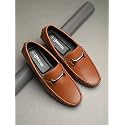 Big Fox Colorblock Buckle Loafers for Men