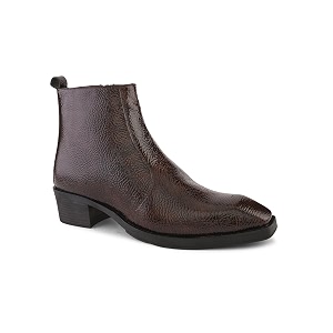 Big Fox Mens Tan Textured Cuban Boots
