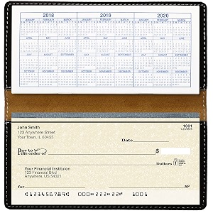 big horn buck laser engraved leatherette checkbook cover blacksilver