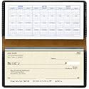 Big Horn Buck Laser Engraved Leatherette Checkbook Cover, Black/Silver
