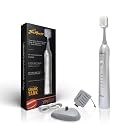 BIG MOUTH TOOTHBRUSH Dr Bobbi Electric Toothbrush for Adults | Ultrasonic Rechargeable Toothbrush with 5 Cleaning Modes &amp; 2-Minute Smart Timer | Retains 42-Day Battery | Travel-Friendly Platinum