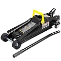 Big RED 2.5 Ton (5,000 lb) Low Profile Hydraulic Trolley Jack, Black, AT825051BR