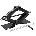 Big RED AT10152BR Torin Steel Scissor Lift Jack Car Kit, 1.5 Ton (3,000 lb) Capacity, Black