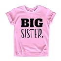 Big Sister Shirt Big Sister Announcement Toddler Shirts Promoted to Girls Outfit