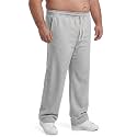 Big and Tall Sweatpants for Men Baggy Straight Leg Open Bottom