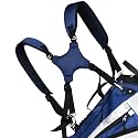 BIG TEETH Golf Bag Strap,Adjustable Padded Bag Strap Replacement,Golf Double Shoulder Bag Straps with 4Pcs Rotate Hooks