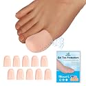 Big Toe Protectors - 10 PCS Breathable Gel Toe Caps & Toe Covers