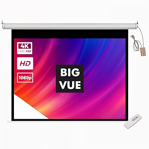 BIG VUE 100 inch Motorized Projector Screen