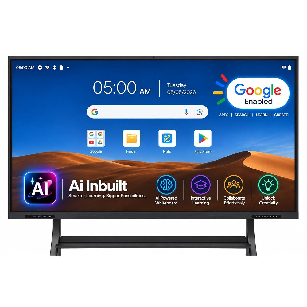 BIG VUE Pluss 55 Inch Android 14 Interactive Flat Panel Digital Board ...