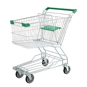 bigapple ba-as60 heavy weight king shopping trolley 60l capacity asian style pack of 6 - blue color