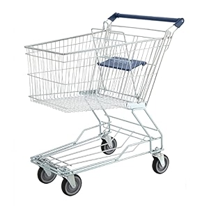 bigapple ba-as60 heavy weight king shopping trolley 60l capacity asian style pack of 6 - blue color
