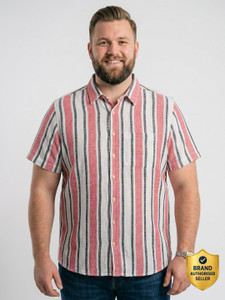 bigbanana Men Striped Casual Multicolor Shirt