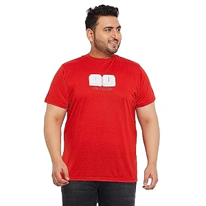 Bigbanana Plus Size Mens Regular Fit Printed