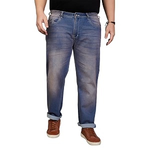 Bigbanana Plus Size Mens Regular Fit Washed
