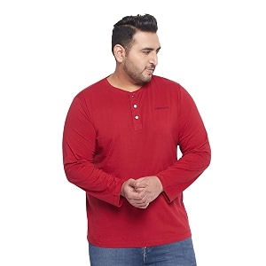 Bigbanana Plus Size Mens Regular Fit Solid