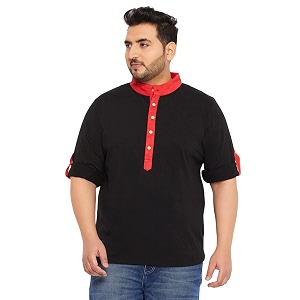 Bigbanana Plus Size Mens Regular Fit Solid