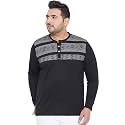 Bigbanana Plus Size Men39s Henley T-Shirt