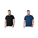 Bigbanana Men39s Regular T-Shirt_Pack of 2 BlueBlack