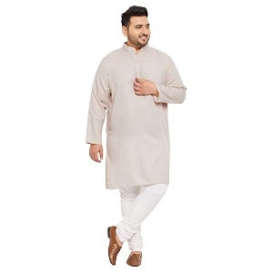 Bigbanana Plus Size Men Regular Fit Kurta