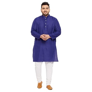 Bigbanana Plus Size Men Regular Fit Kurta