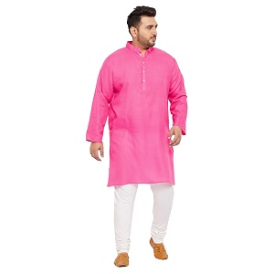 Bigbanana Plus Size Men Regular Fit Kurta
