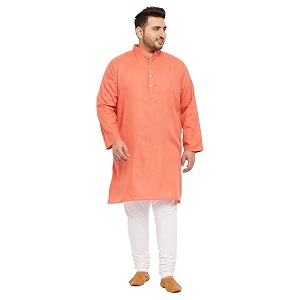 Bigbanana Plus Size Men Regular Fit Kurta