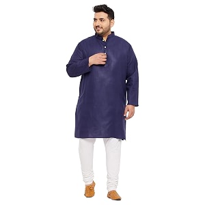 Bigbanana Plus Size Men Regular Fit Kurta