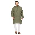 Bigbanana Plus Size Men Regular Fit Kurta