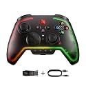 BIGBIG WON Rainbow 2 Pro Wireless PC Game Controller, Bluetooth &amp; USB, Motion Aiming, Hall Triggers, ALPS Joystick, 4 Custom Buttons, Windows 10/11, Switch, Android, iOS