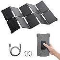 [Upgraded] BigBlue 35W Solar Charger with Fast Charging USB-A/PD 25W USB-C