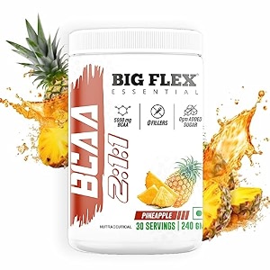bigflex essential bcaa powder cola  30 servings pack of 240gm   2500mg l-leucine  1250mg l-isoleucine amp 1250mg l-valine for muscle recovery amp endurance - prepost workout amp intra workout supplement