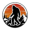 Bigfoot Sticker - Sasquatch Walking in The Woods Yeti Stickers - Off Road Vinyl Decal Car Truck 4x4 (15" x 15")
